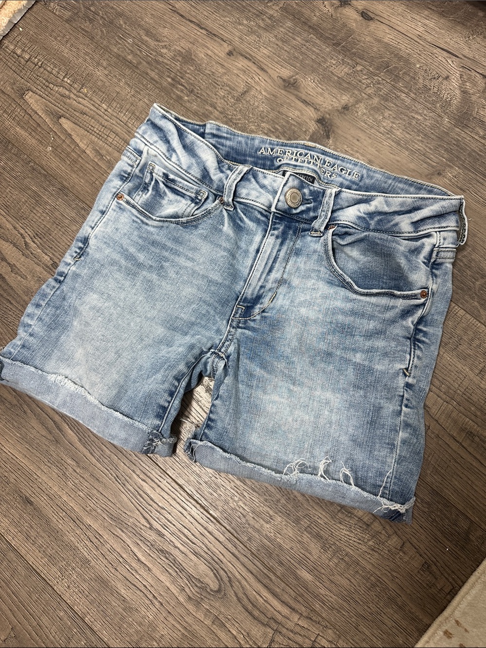 American Eagle Outfitters Light Wash Denim Shorts
